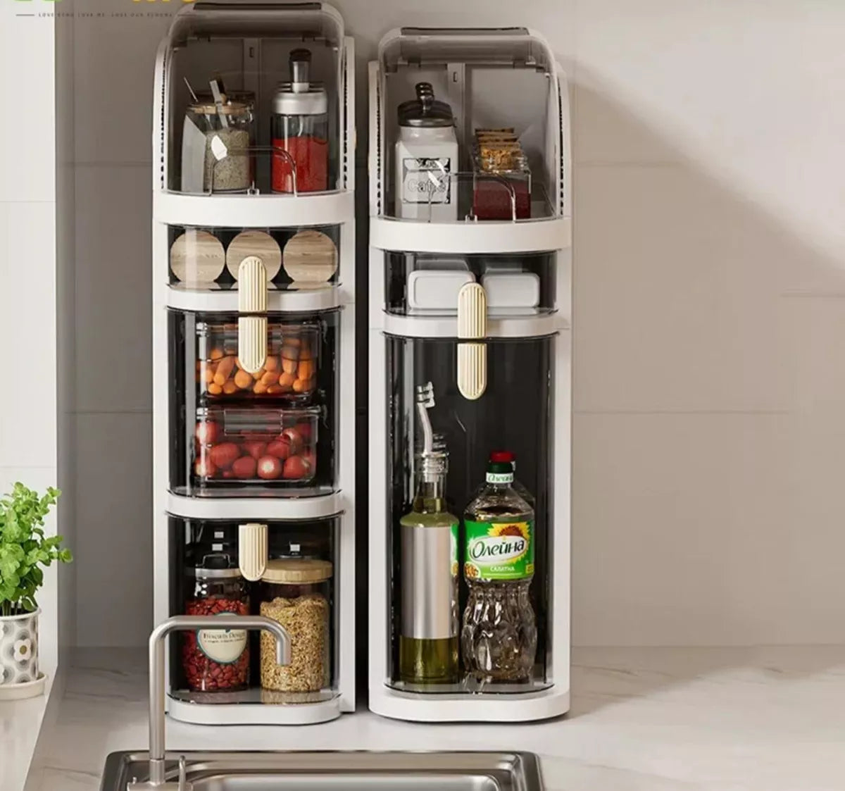Organizador Grande Multiuso 3 Pisos Baño Cocina Cajonera