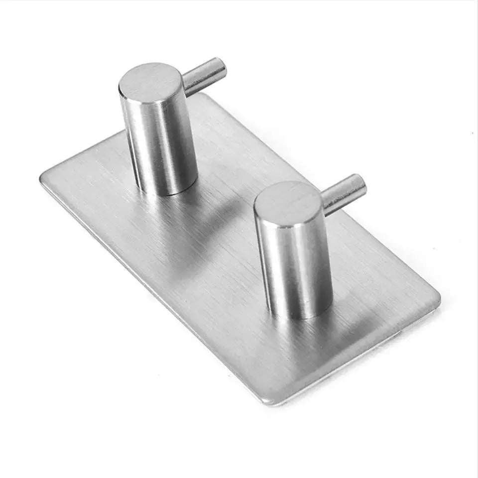 Gancho/perchero de pared doble adhesivo