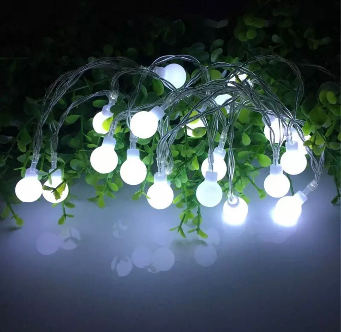 Guirnalda Luz Exterior/Interior 40 Led Bolita 6m