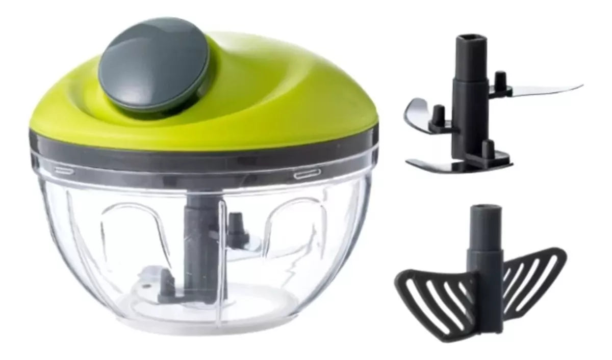 Mini Procesadora y Trituradora Manual 500 Ml
