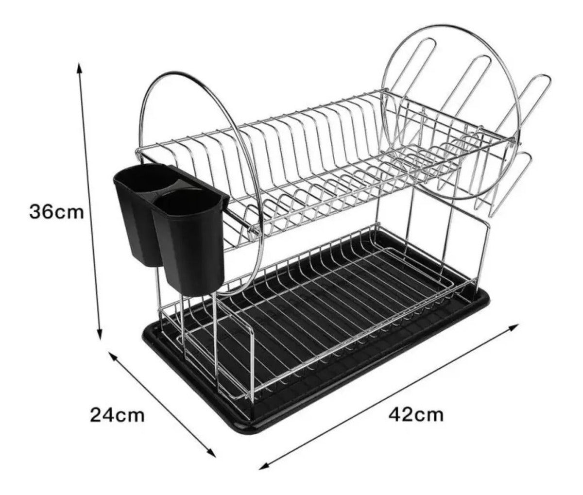 Escurridor de Platos Cromado