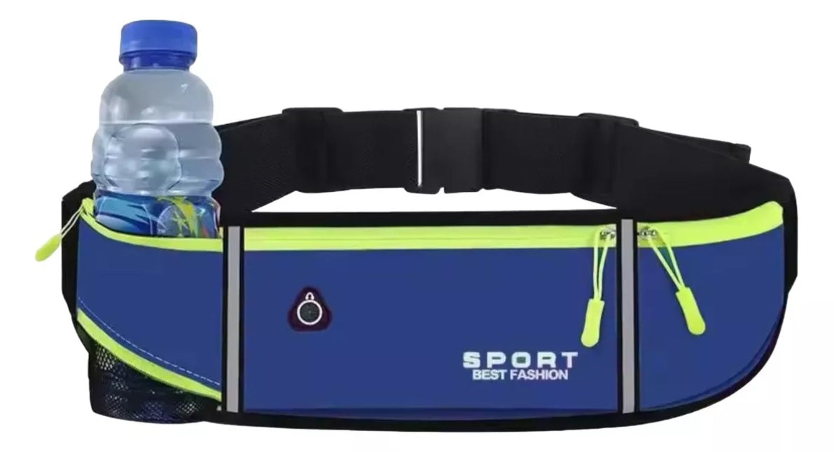 Riñonera Deportiva Impermeable Running Entrenamiento Botella