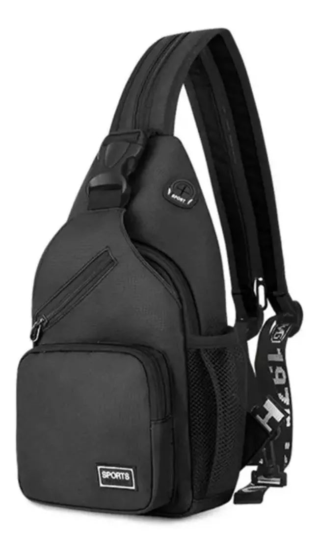 Bandolera Morral Mochila Unisex Con Correa Divisible 2 En 1