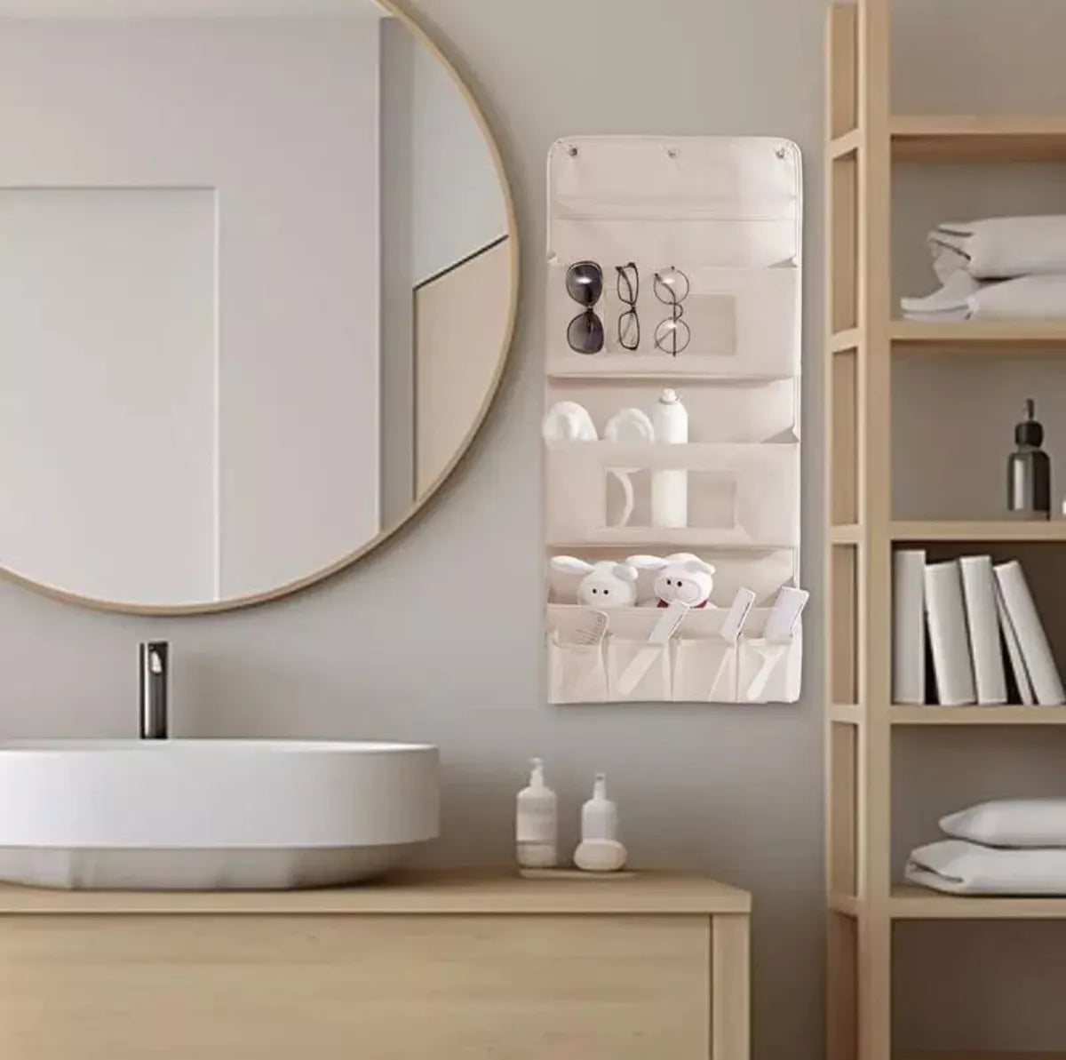 Organizador Colgante De Pared Puerta Multiuso Adhesivo