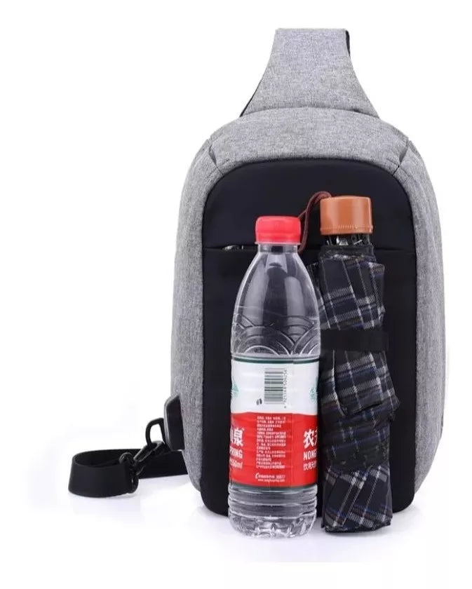 Morral Antirrobo Bandolera Impermeable Unisex Mochila