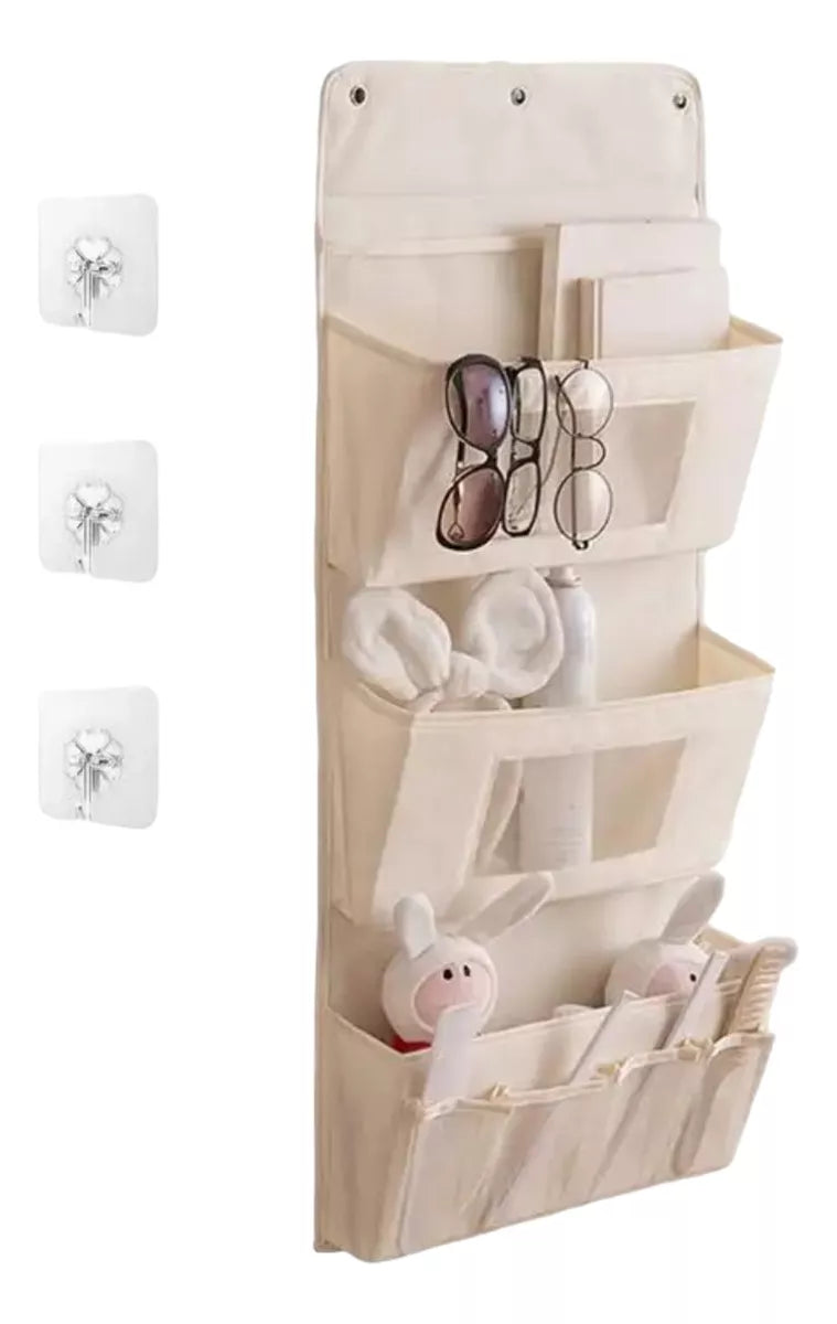 Organizador Colgante De Pared Puerta Multiuso Adhesivo