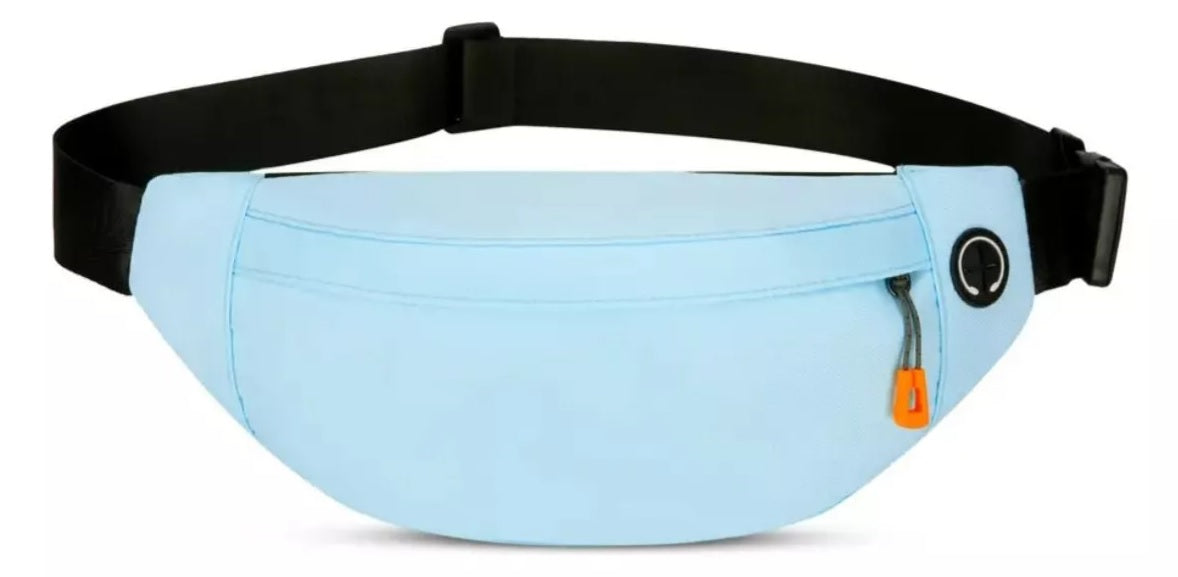 Riñonera Morral Unisex 2 Cierres Viaje Celular Urbana