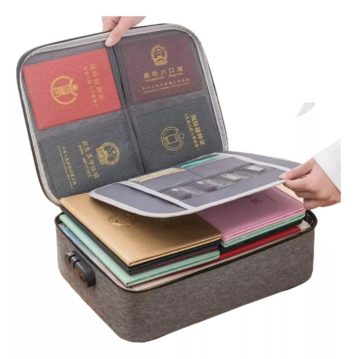 Organizador De Documentos Para Viaje Multifuncion Pasaporte