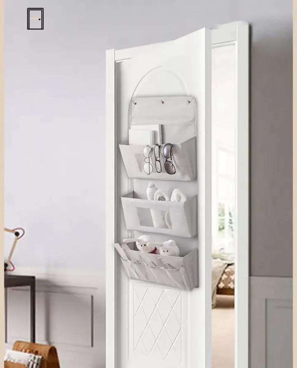Organizador Colgante De Pared Puerta Multiuso Adhesivo
