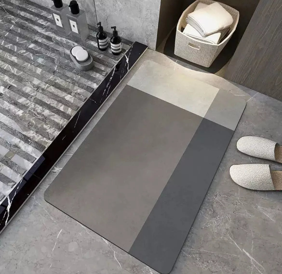 Alfombra de baño absorbente