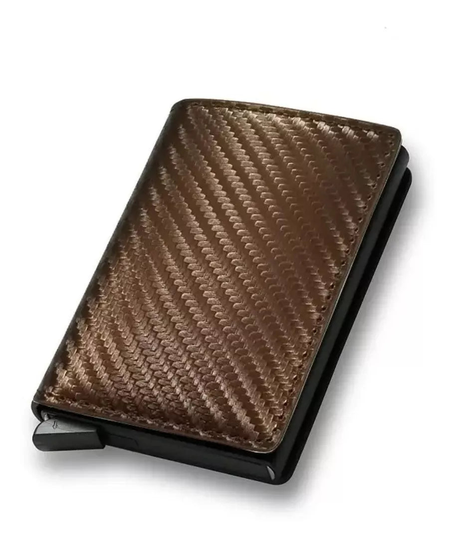 Billetera Tarjetero Slim Fibra De Carbono Minimalista