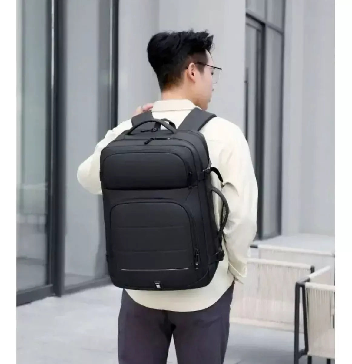 Mochila Impermeable Urbana De Viaje Notebook Expandible N10