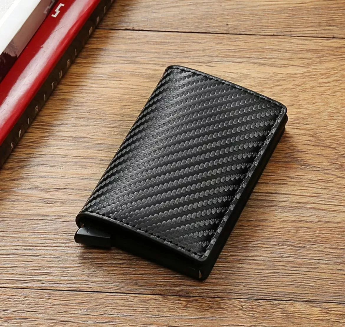 Billetera Tarjetero Slim Fibra De Carbono Minimalista