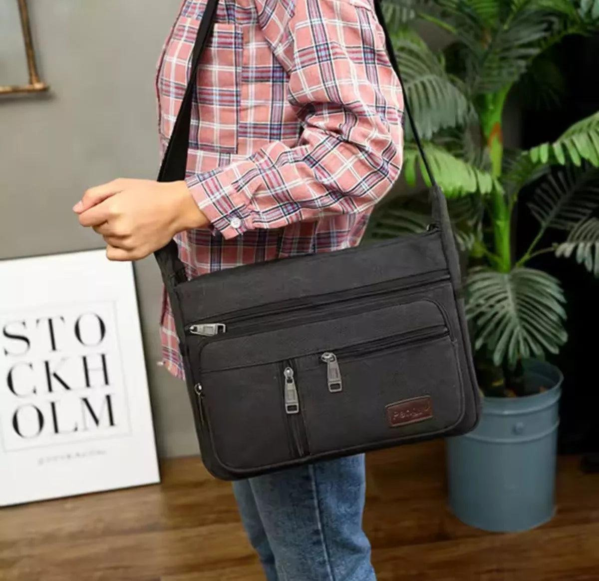 Morral Bandolera Cruzada Unisex Bolso Organizador Gabilucho
