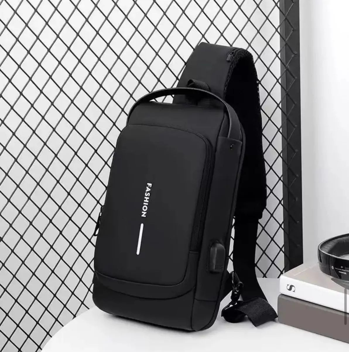 Morral Antirrobo Con Tranca Bandolera Impermeable Mochila