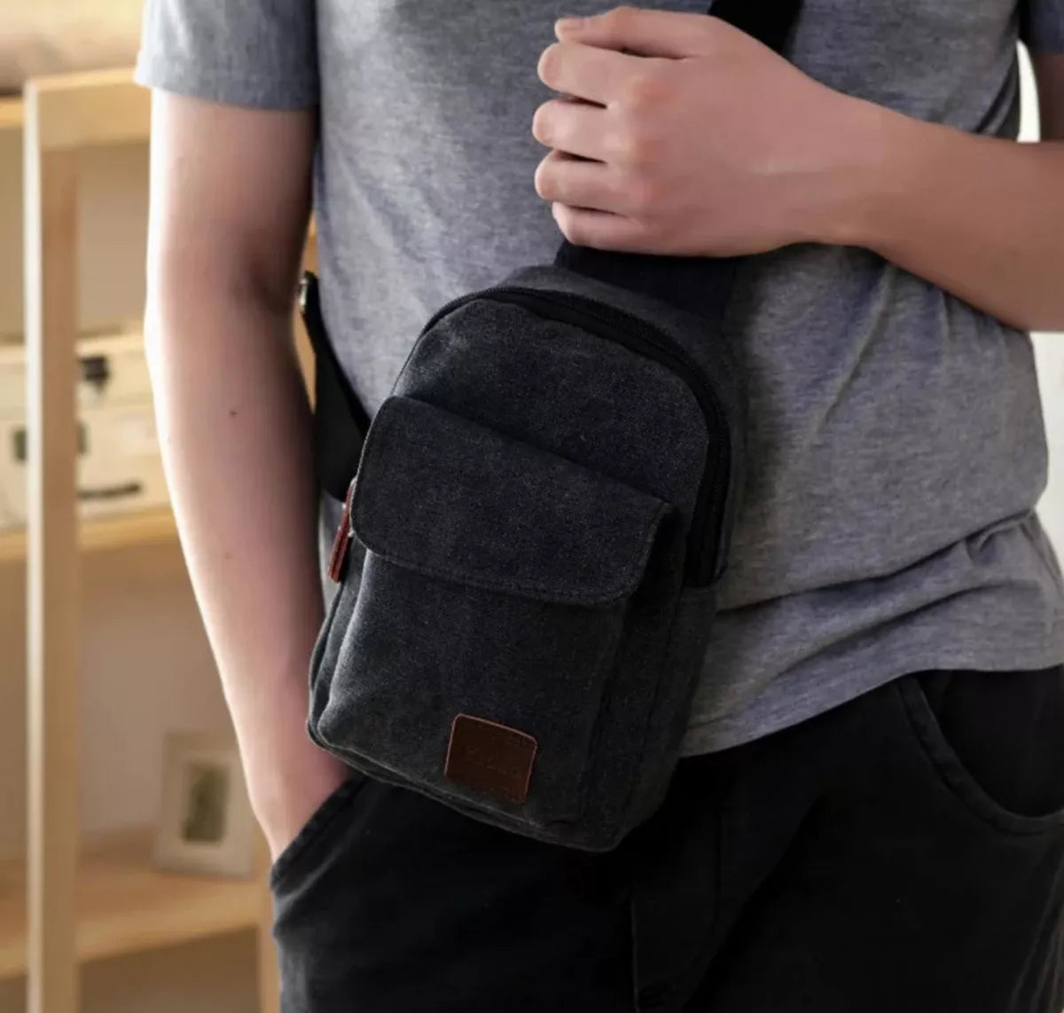 Bolso Morral Bandolera Unisex Impermeable Tendencia