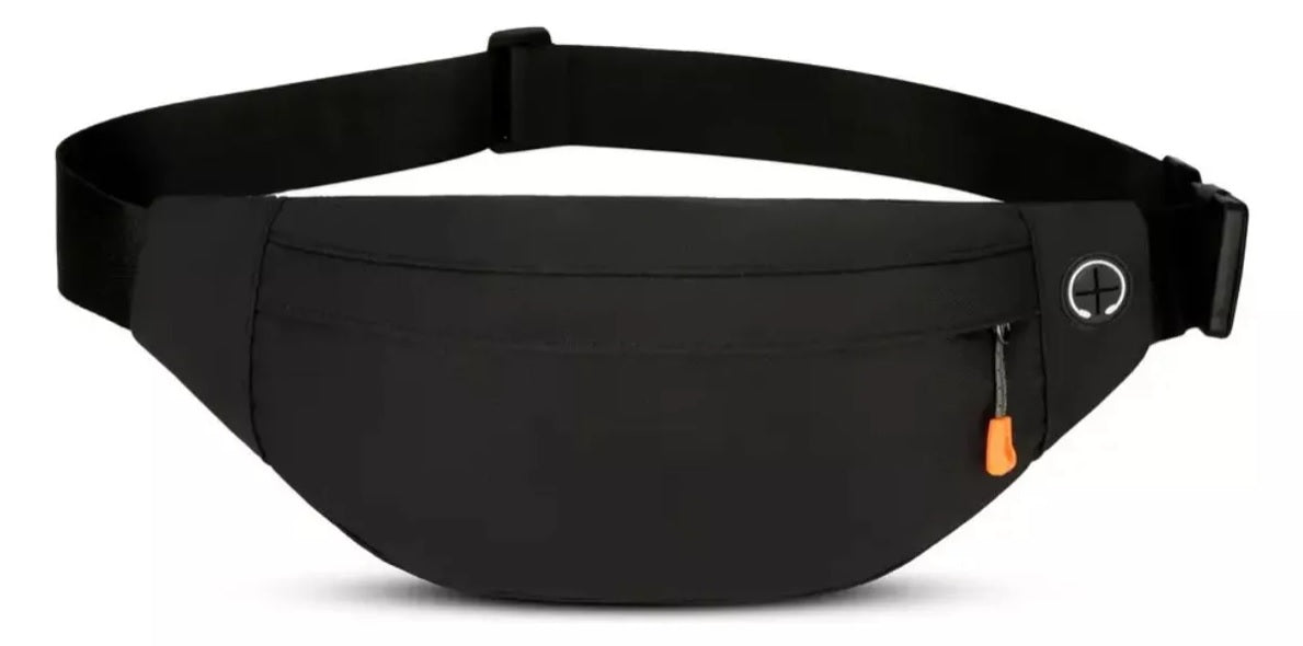 Riñonera Morral Unisex 2 Cierres Viaje Celular Urbana