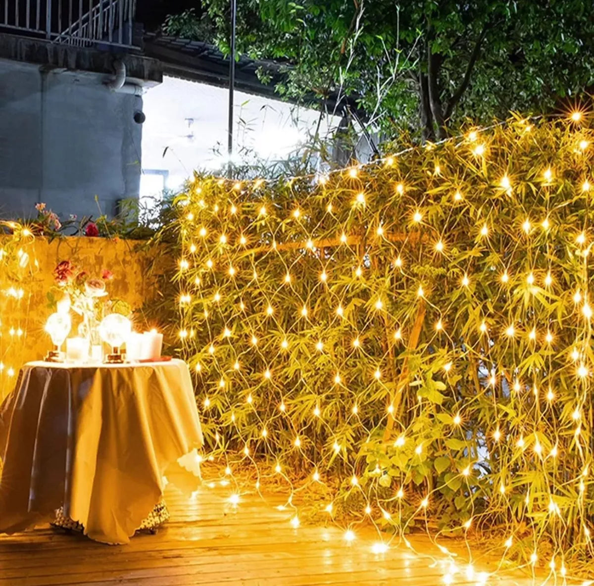 Cortina Red Led 3x2m Interior Exterior 8 Efectos 220 Navidad
