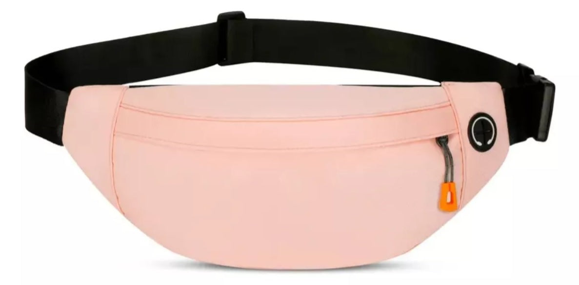 Riñonera Morral Unisex 2 Cierres Viaje Celular Urbana