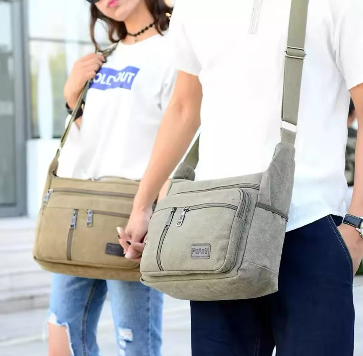 Morral Bandolera Cruzada Unisex Bolso Organizador Gabilucho