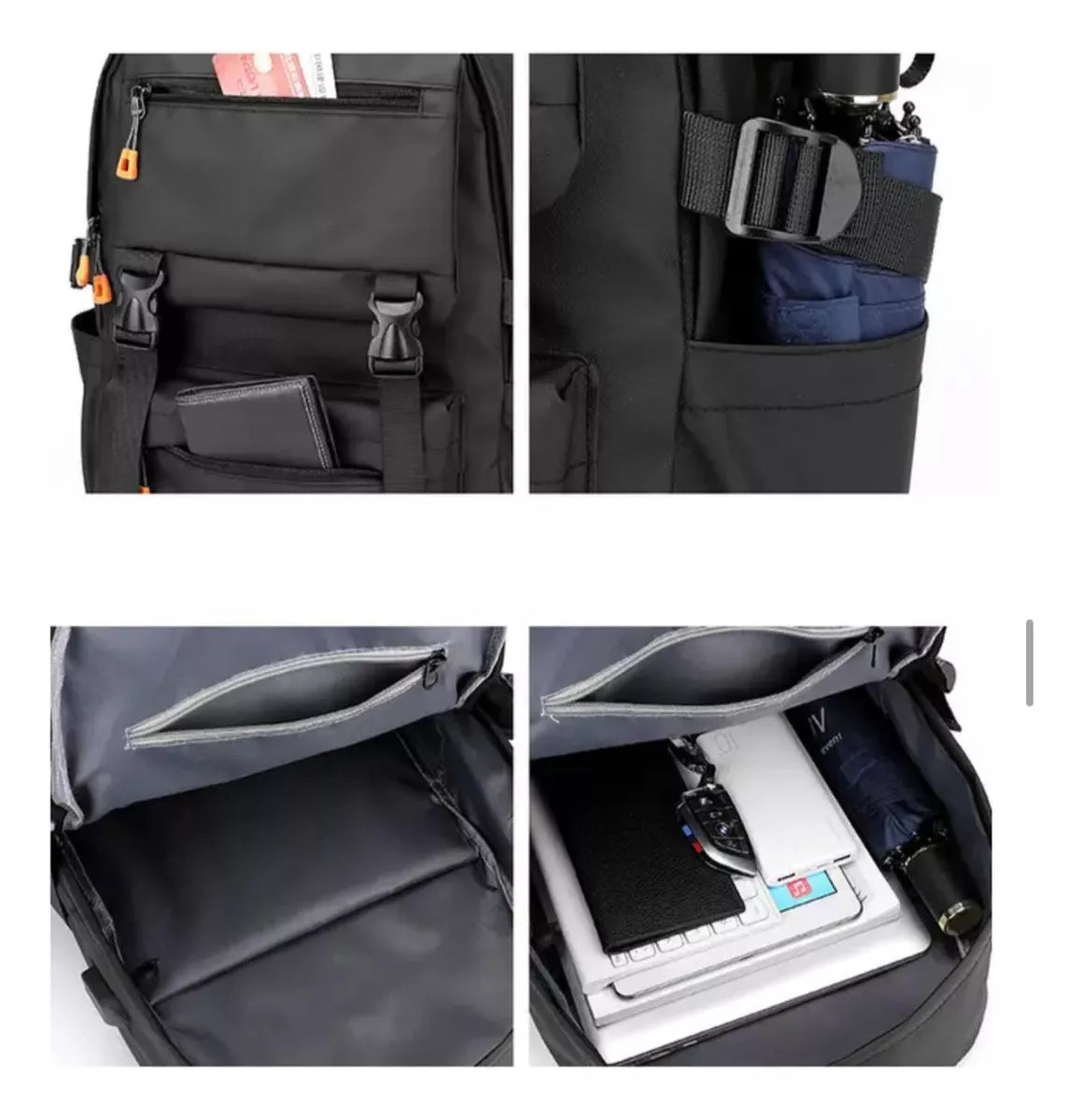 Mochila Escolar Liceo Unisex Impermeable Viaje Facultad Nro5