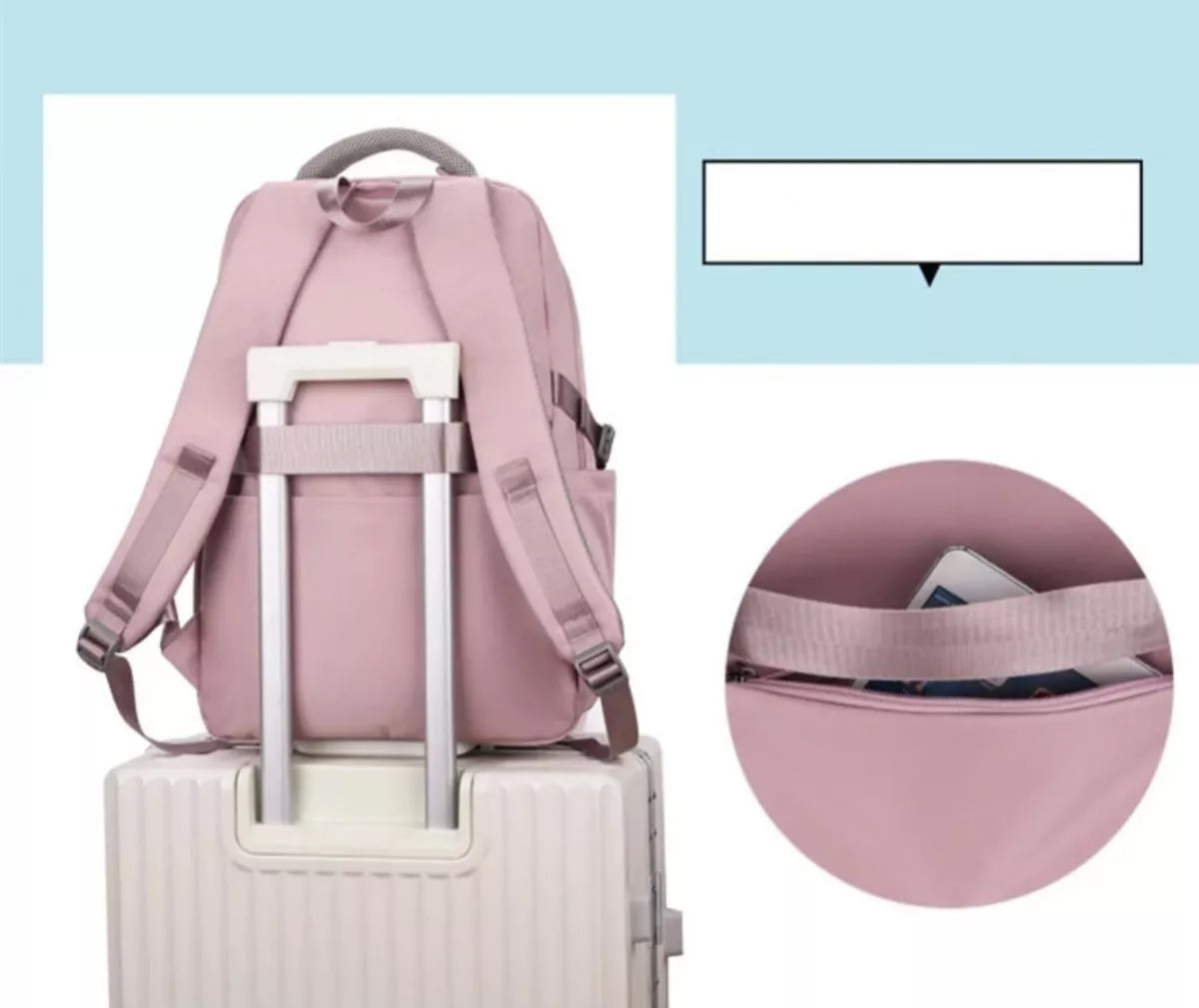 Mochila Liceo Escolar Unisex Impermeable Facultad Viaje Nro2