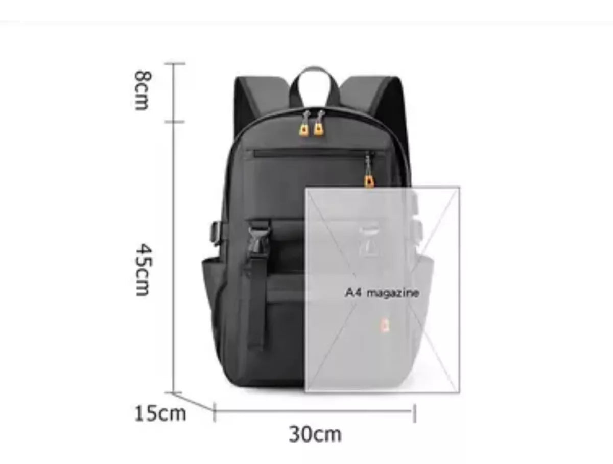 Mochila Escolar Liceo Unisex Impermeable Viaje Facultad Nro5
