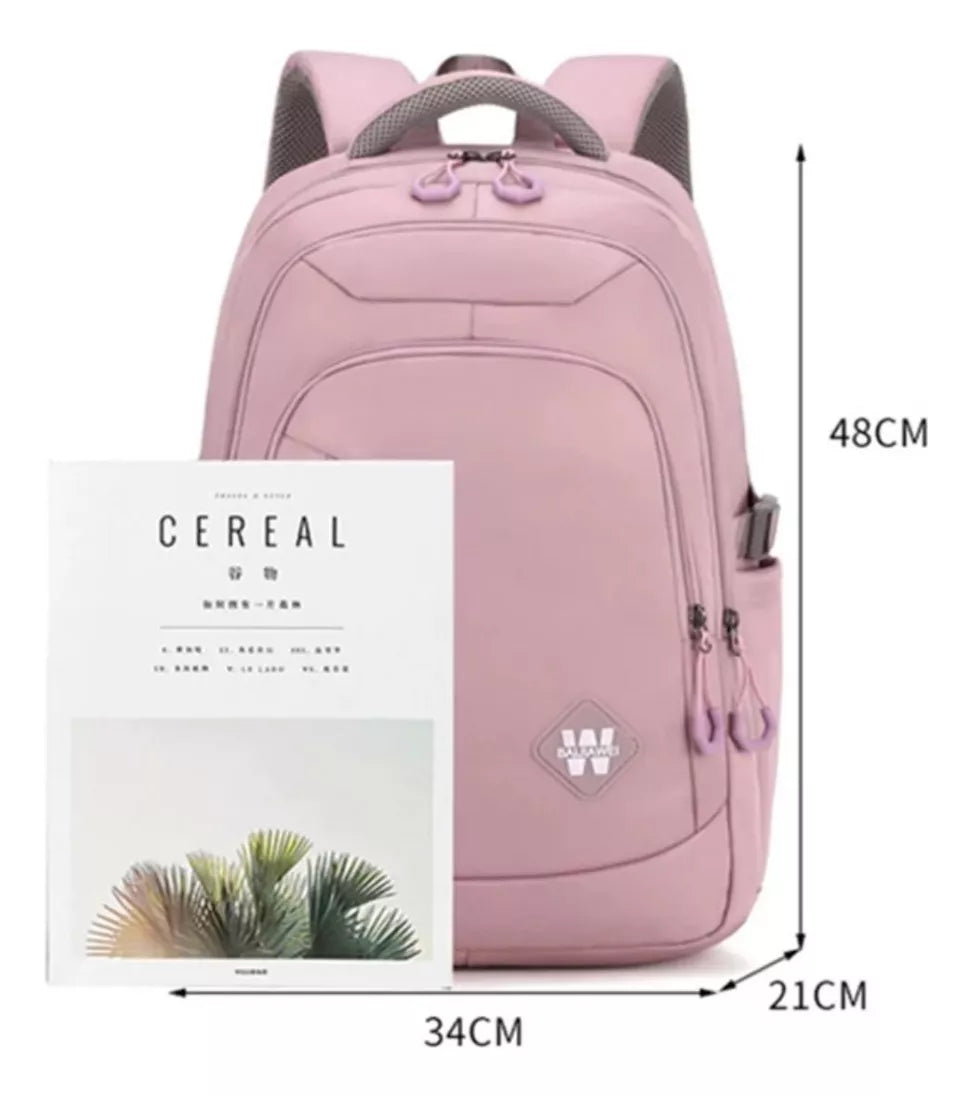 Mochila Liceo Escolar Unisex Impermeable Facultad Viaje Nro2