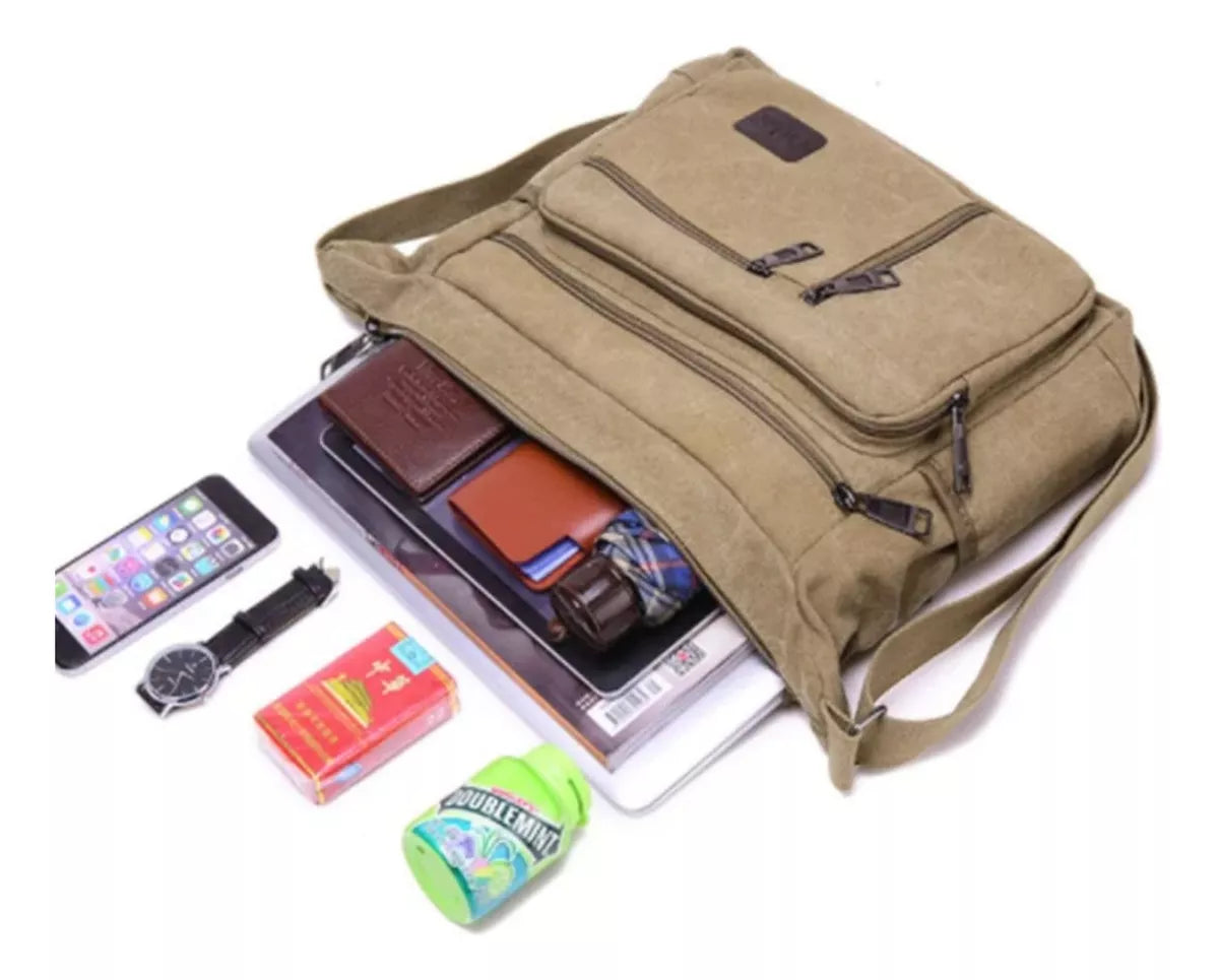 Morral Bandolera Cruzada Unisex Bolso Organizador Gabilucho