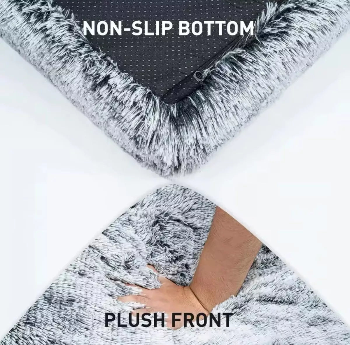 Cama Cucha Mascota Peluda Perro Gato Tamaño X X L 110 X 75cm