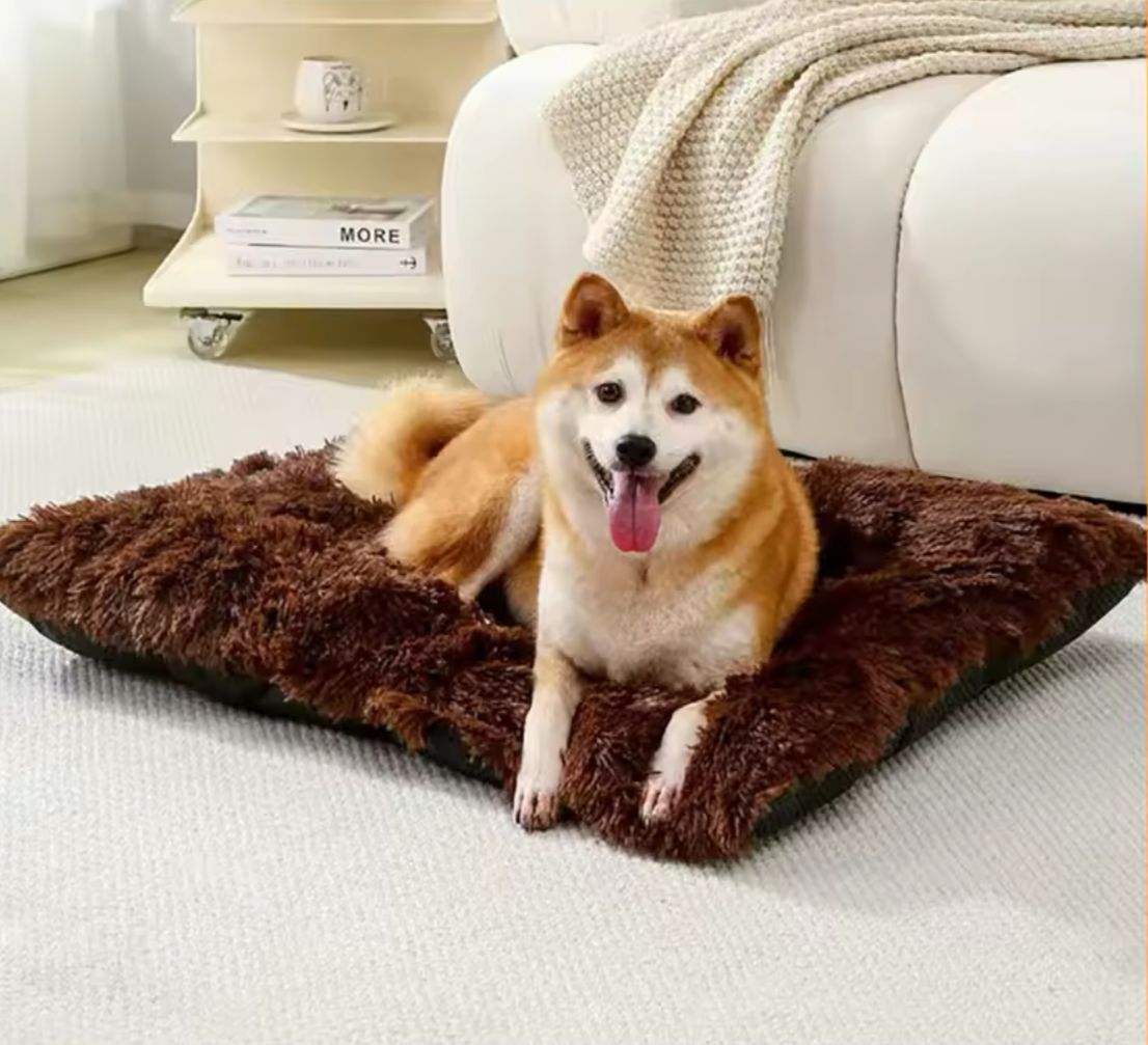 Cama Cucha Mascota Peluda Perro Gato Tamaño X X L 110 X 75cm